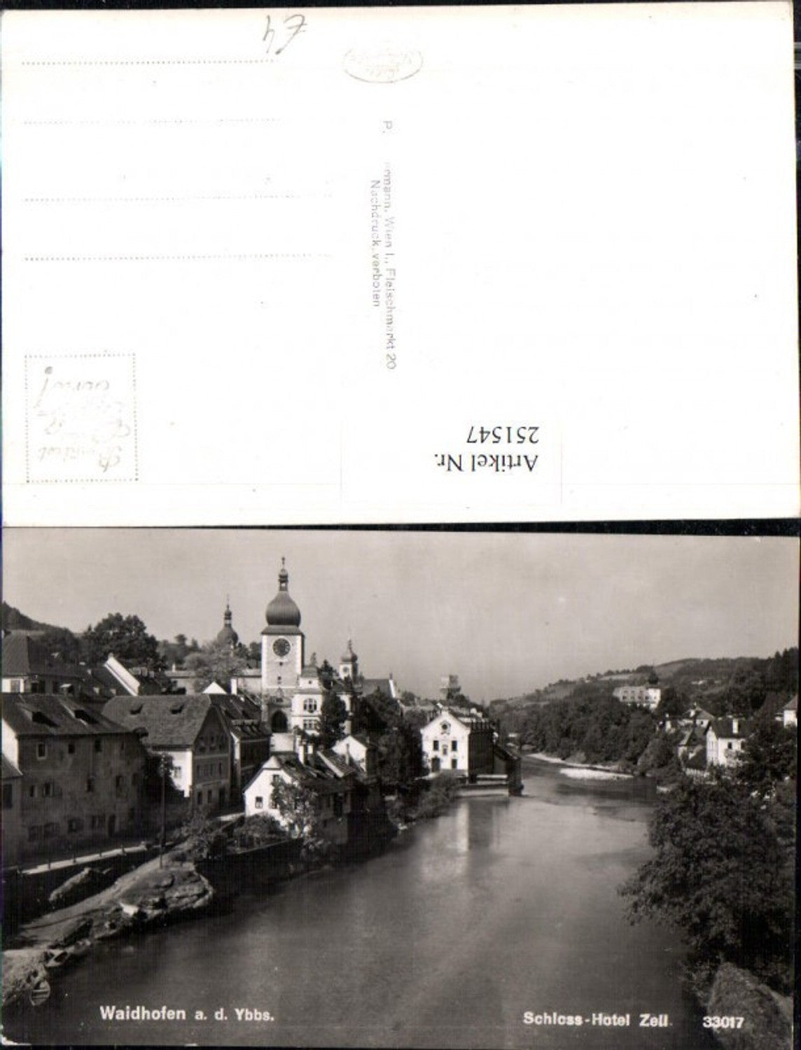 251547,Waidhofen an d. Ybbs Teilansicht Schloss-Hotel Zell