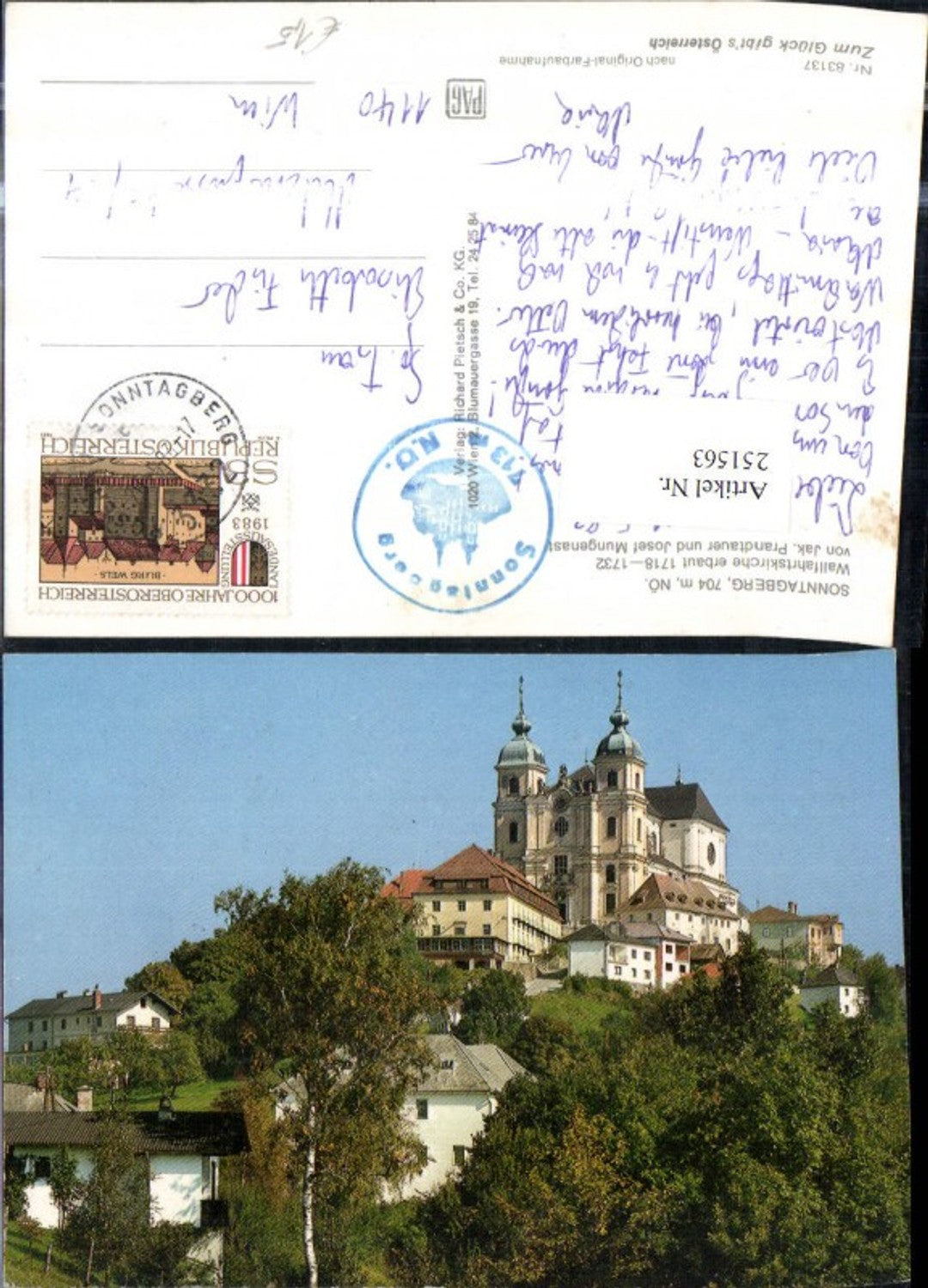 251563,Sonntagberg Wallfahrtskirche Kirche