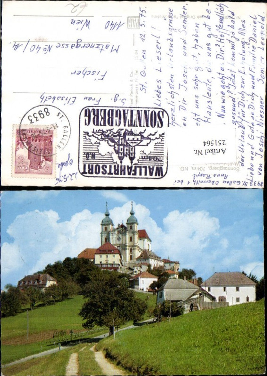 251564,Sonntagberg Wallfahrtskirche Kirche