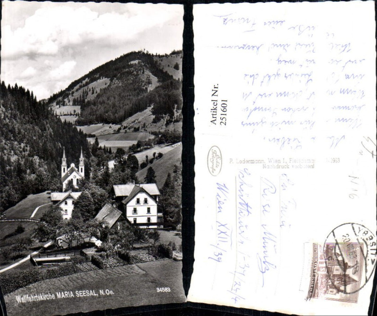 251601,Wallfahrtskirche Kirche Maria Seesal b. Ybbsitz