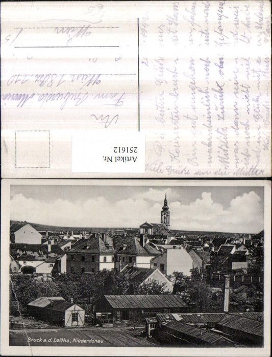 251612,Bruck an d. Leitha Teilansicht Kirchenturm
