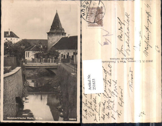 251633,Horn Motiv Turm Gastwirtschaft Brücke