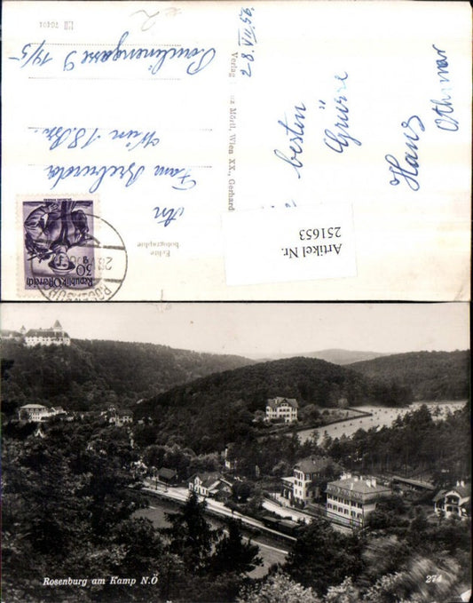 251653,Rosenburg am Kamp Totale m. Schloss