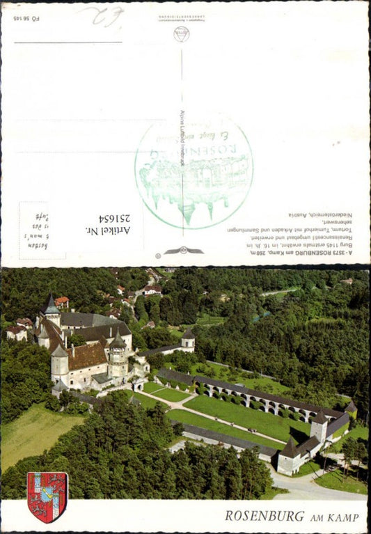 251654,Schloss Rosenburg am Kamp pub Alpine Luftbild 56145
