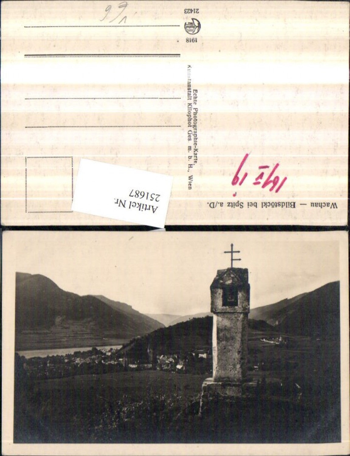 251687,Wachau Bildstöckl b. Spitz an d. Donau Teilansicht pub Kilophot 21423