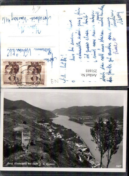 251693,Burg Hinterhaus b. Spitz an d. Donau Teilansicht