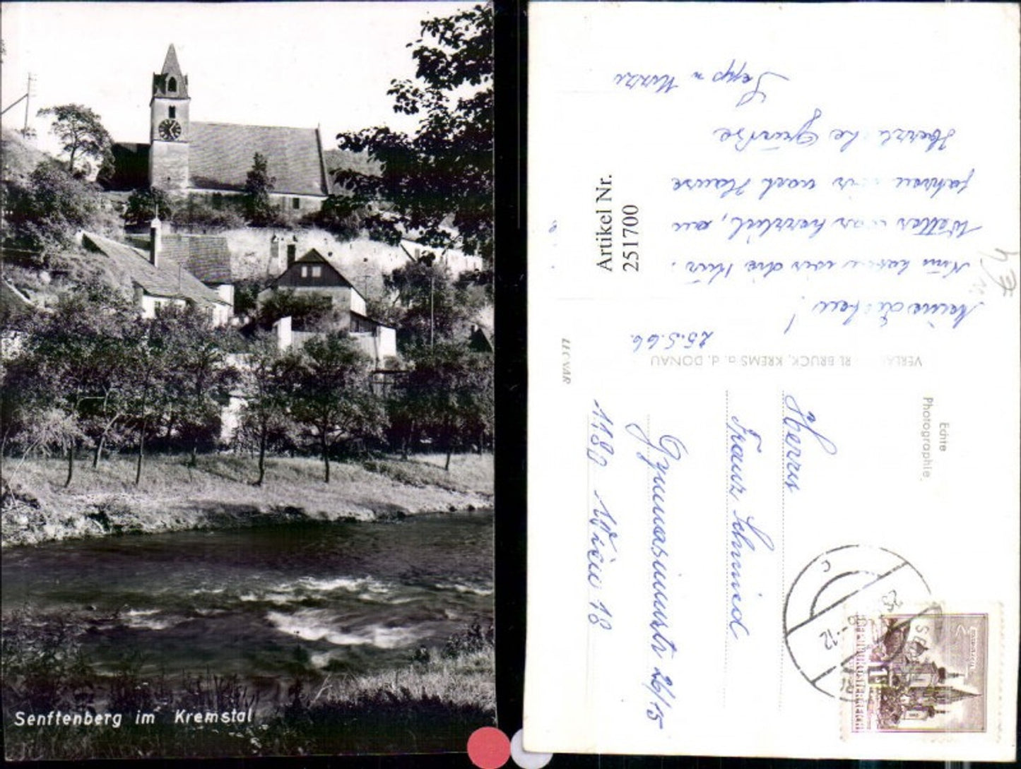 251700,Senftenberg im Kremstal Partie Kirche