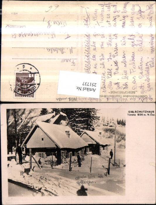 251737,Eiblschutzhaus Schutzhaus b. Türnitz Winterbild
