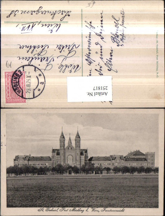 251817,St. Gabriel b. Mödling Kirche Missionshaus