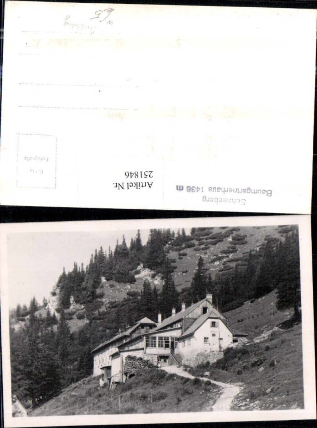 251846,Baumgartnerhaus am Schneeberg b. Puchberg