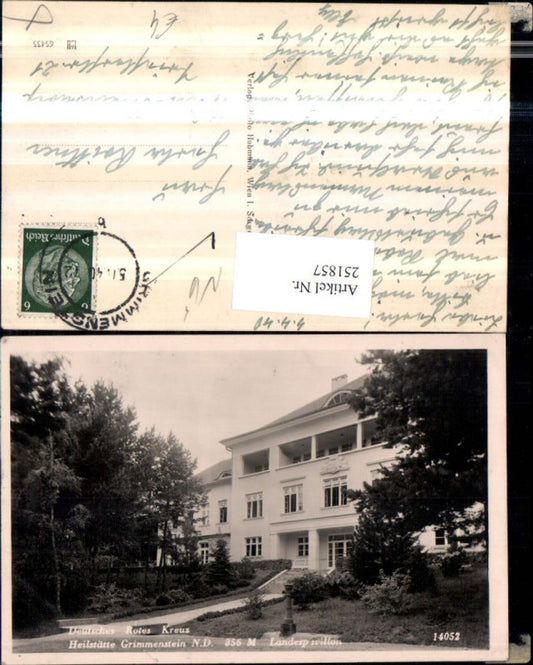 251857,Heilstätte Grimmenstein Deutsches Rotes Kreuz Landespavillon