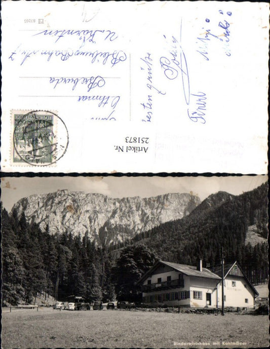 251873,Binderwirtshaus m. Kahlmäuer b. Schwarzau im Gebirge