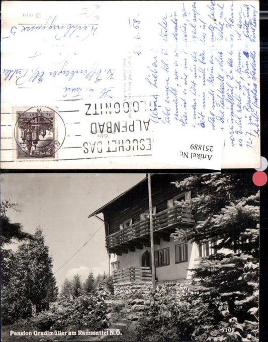 251889,Pension Gradlmüller am Ramssattel b. Gloggnitz
