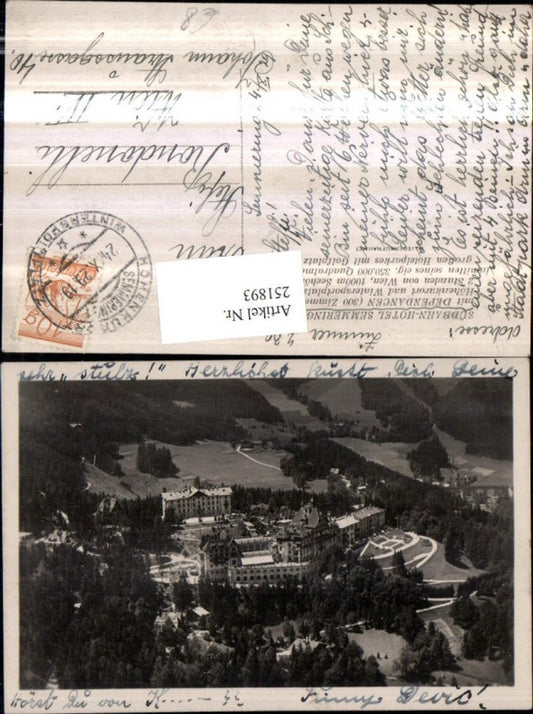 251893,Semmering Südbahnhotel