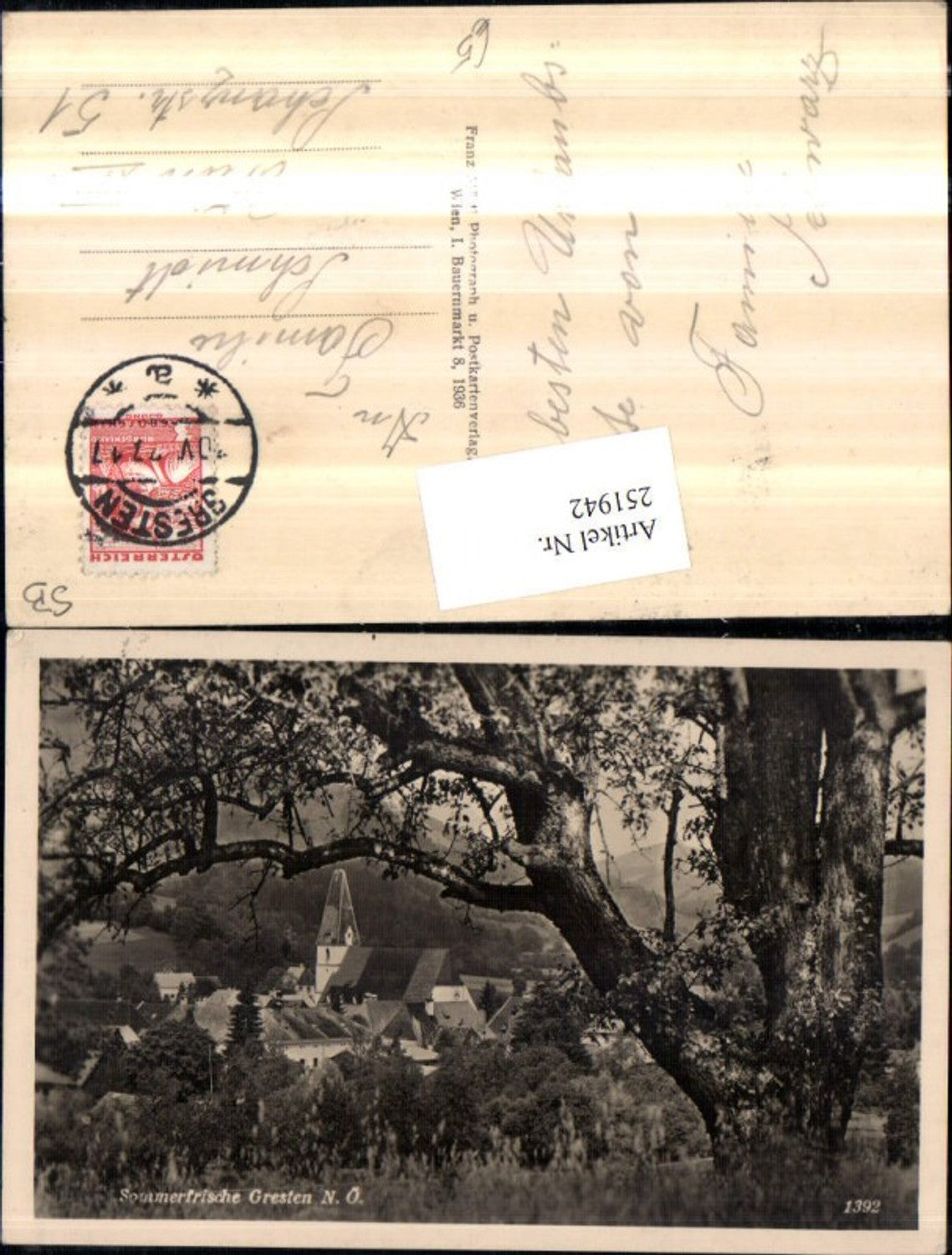 251942,Gresten Teilansicht Kirche