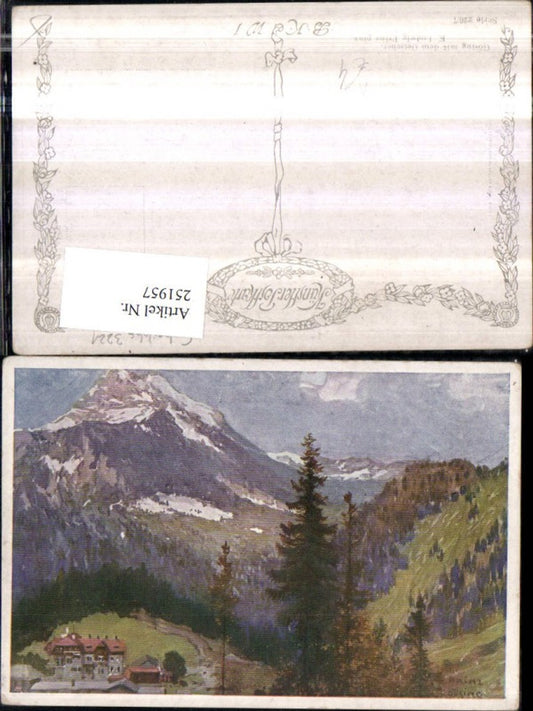 251957,Künstler AK Karl Ludwig Prinz Gösing m. d. Ötscher b. Puchenstuben pub Brüder Kohn B.K.W.I. 226/7