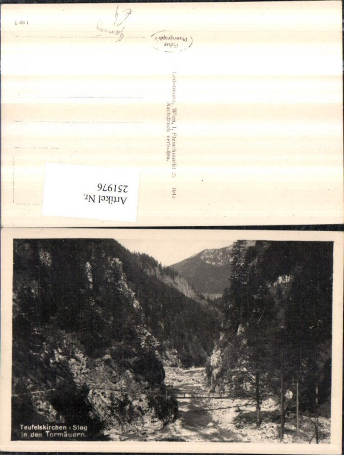 251976,Teufelskirchen-Steg in den Tormäuern Partie b. Gaming