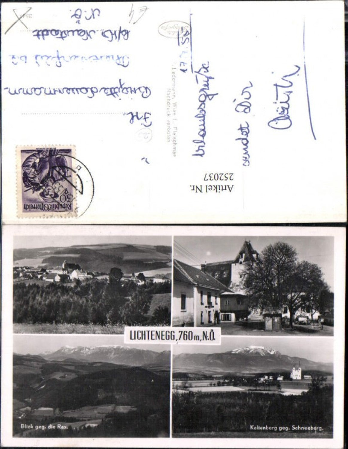 Alte Ansichtskarte – Old Postcard