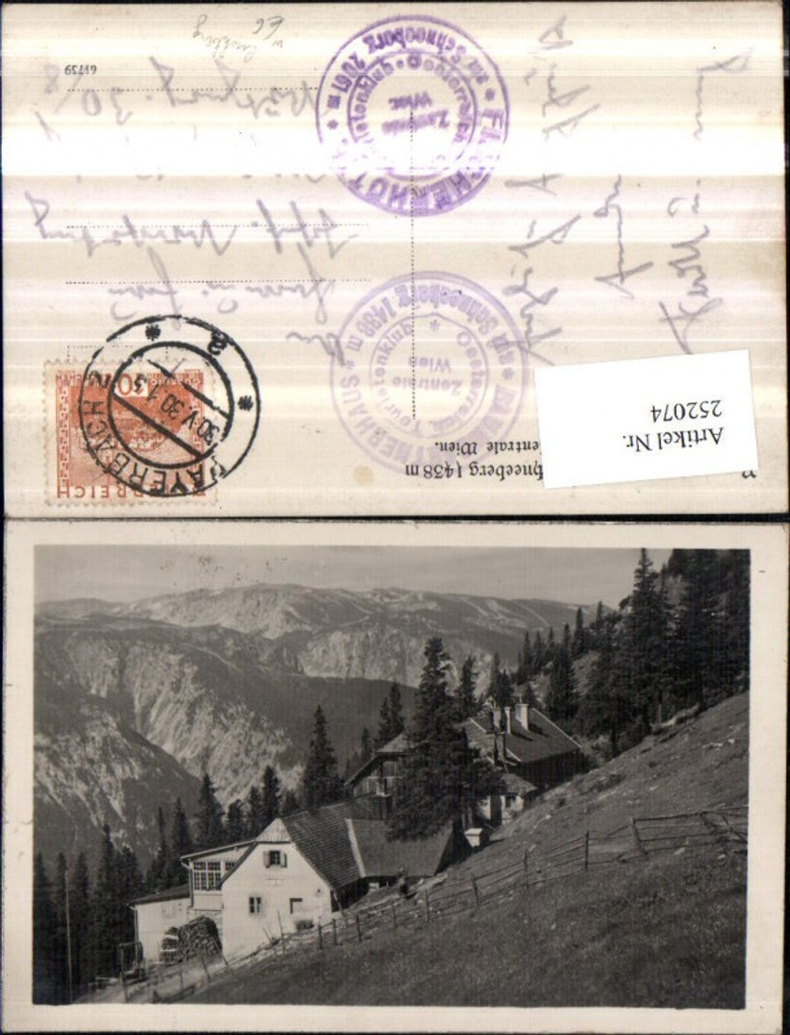 252074,Baumgartnerhaus am Schneeberg b. Puchberg