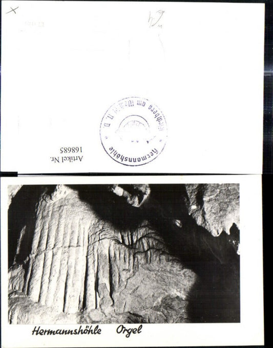 168685,Foto Ak Hermannshöhle Orgel b. Kirchberg a. Wechsel