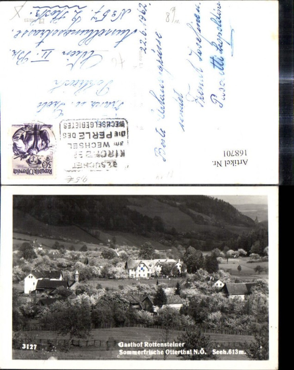 168701,Foto Ak Gasthof Rottensteiner Otterthal Ottertal