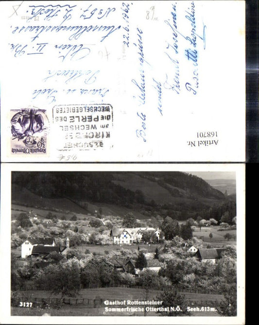 168701,Foto Ak Gasthof Rottensteiner Otterthal Ottertal