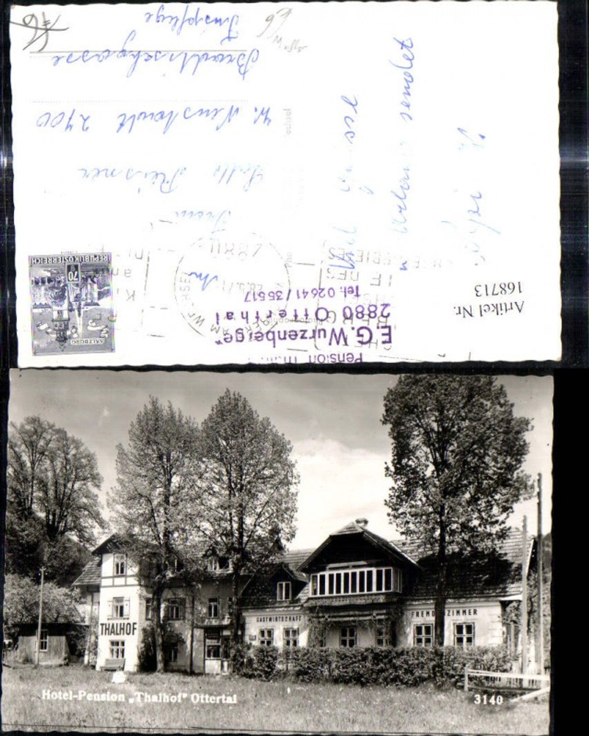 168713,Hotel Pension Thalhof Ottertal Otterthal