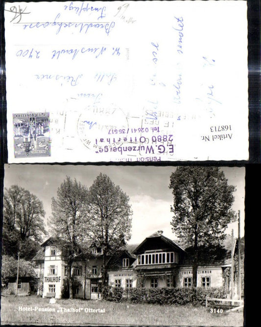 168713,Hotel Pension Thalhof Ottertal Otterthal