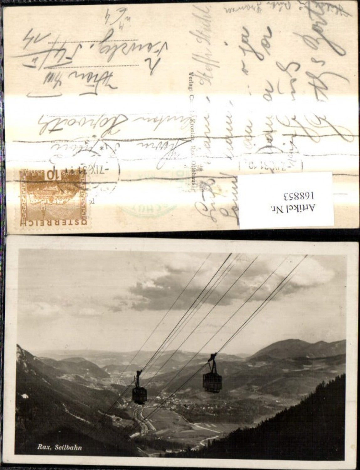 168853,Rax Seilbahn Reichenau