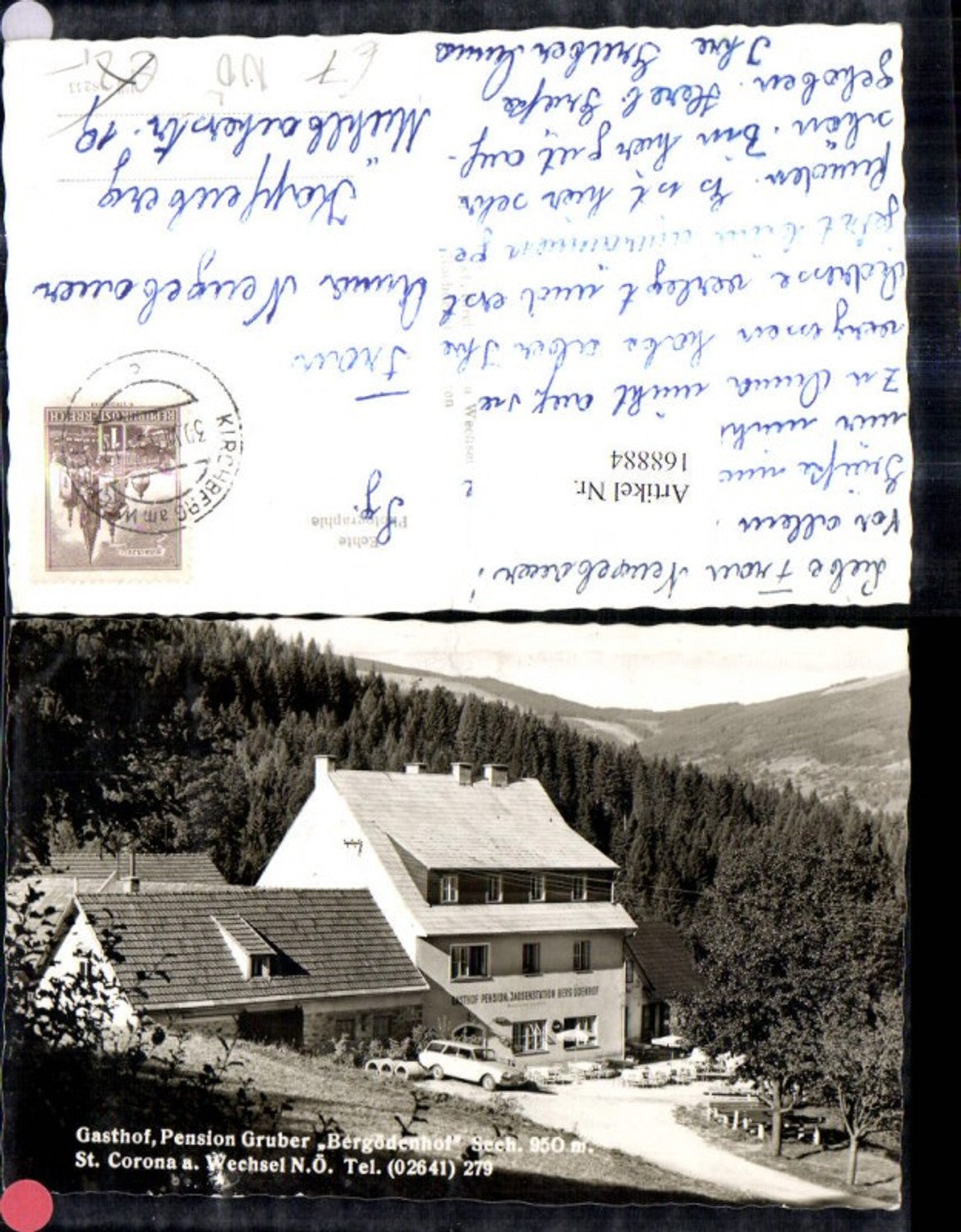 168884,Foto Ak St Corona a. Wechsel Gasthof Pension Gruber Bergödenhof