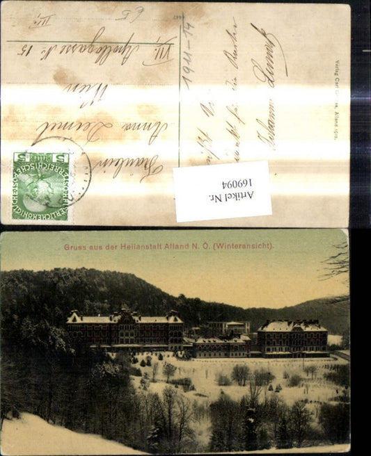 169094,Alland Heilanstalt Winteransicht