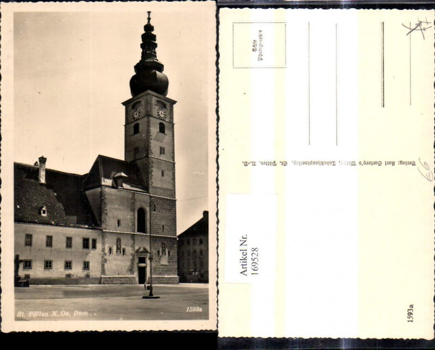 169528,Foto Ak St Pölten Dom Kirche