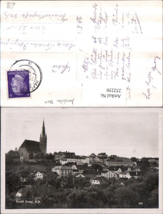 252250,Stadt Haag Teilansicht Kirche