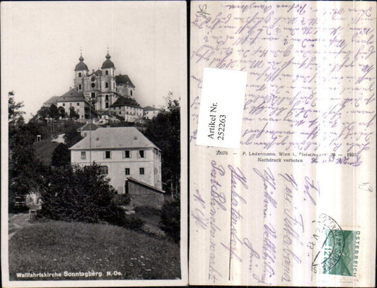 252263,Wallfahrtskirche Kirche Sonntagberg