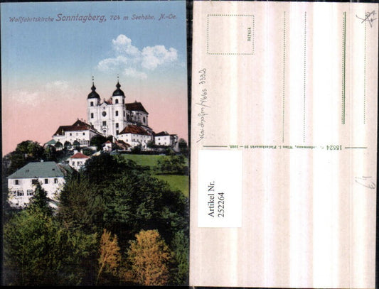 252264,Wallfahrtskirche Kirche Sonntagberg