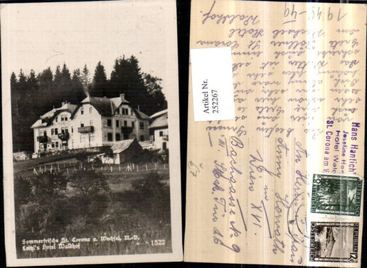 252267,St. Corona am Wechsel Loitzls Hotel Waldhof