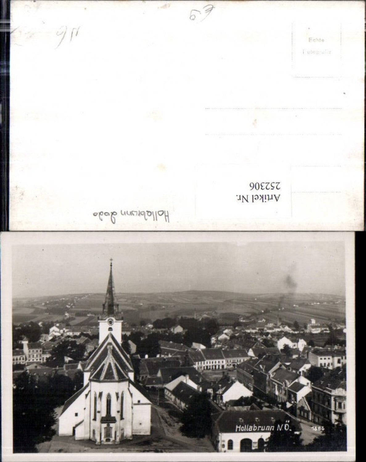 252306,Hollabrunn Totale m. Kirche