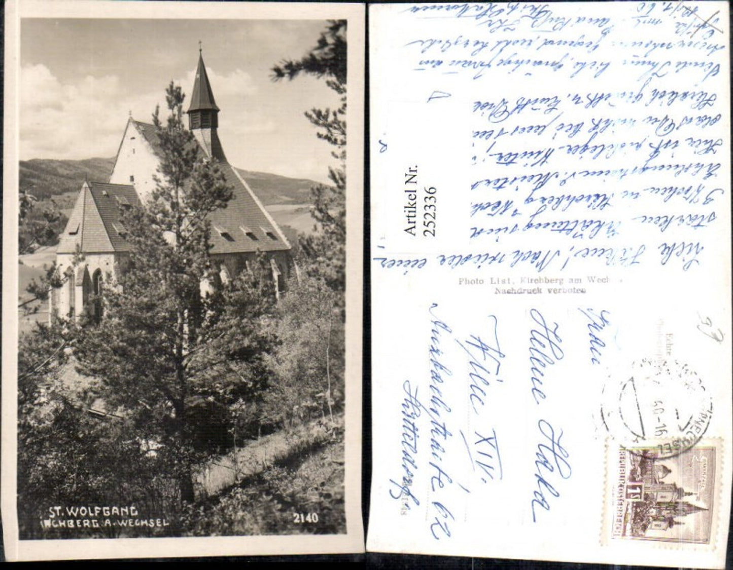 252336,Kirchberg am Wechsel St. Wolfgang Kirche