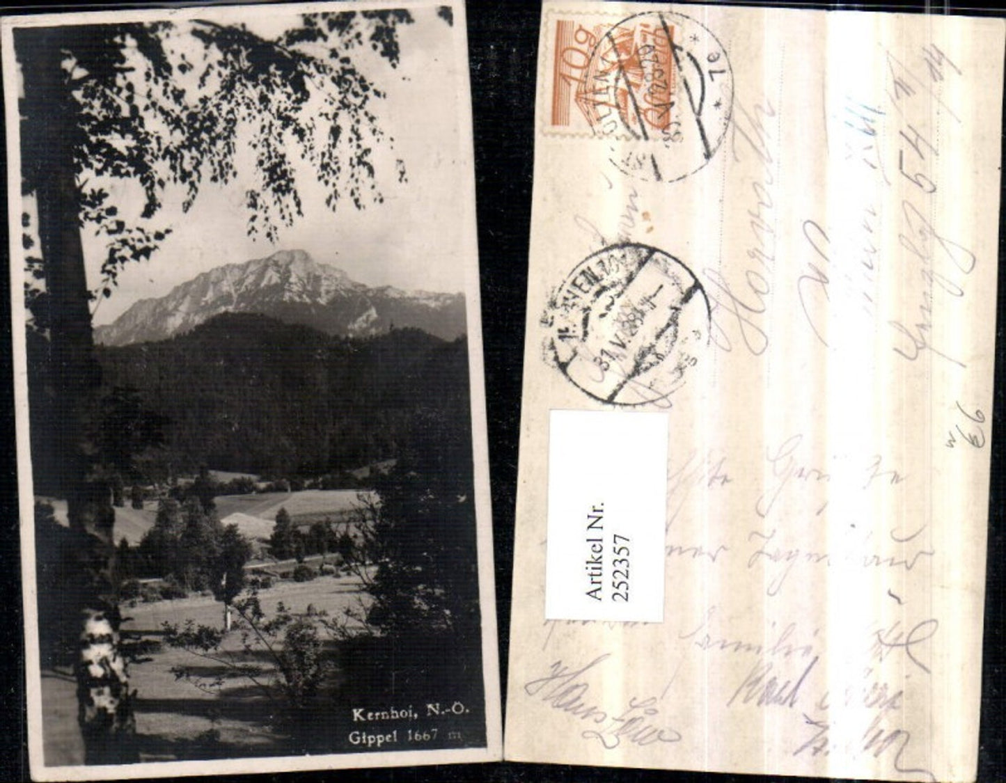 252357,Kernhof b. Sankt Aegyd am Neuwalde m. Gippel