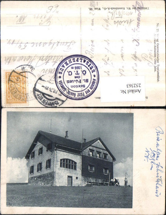 252363,Reisalpen Schutzhaus b. Lilienfeld