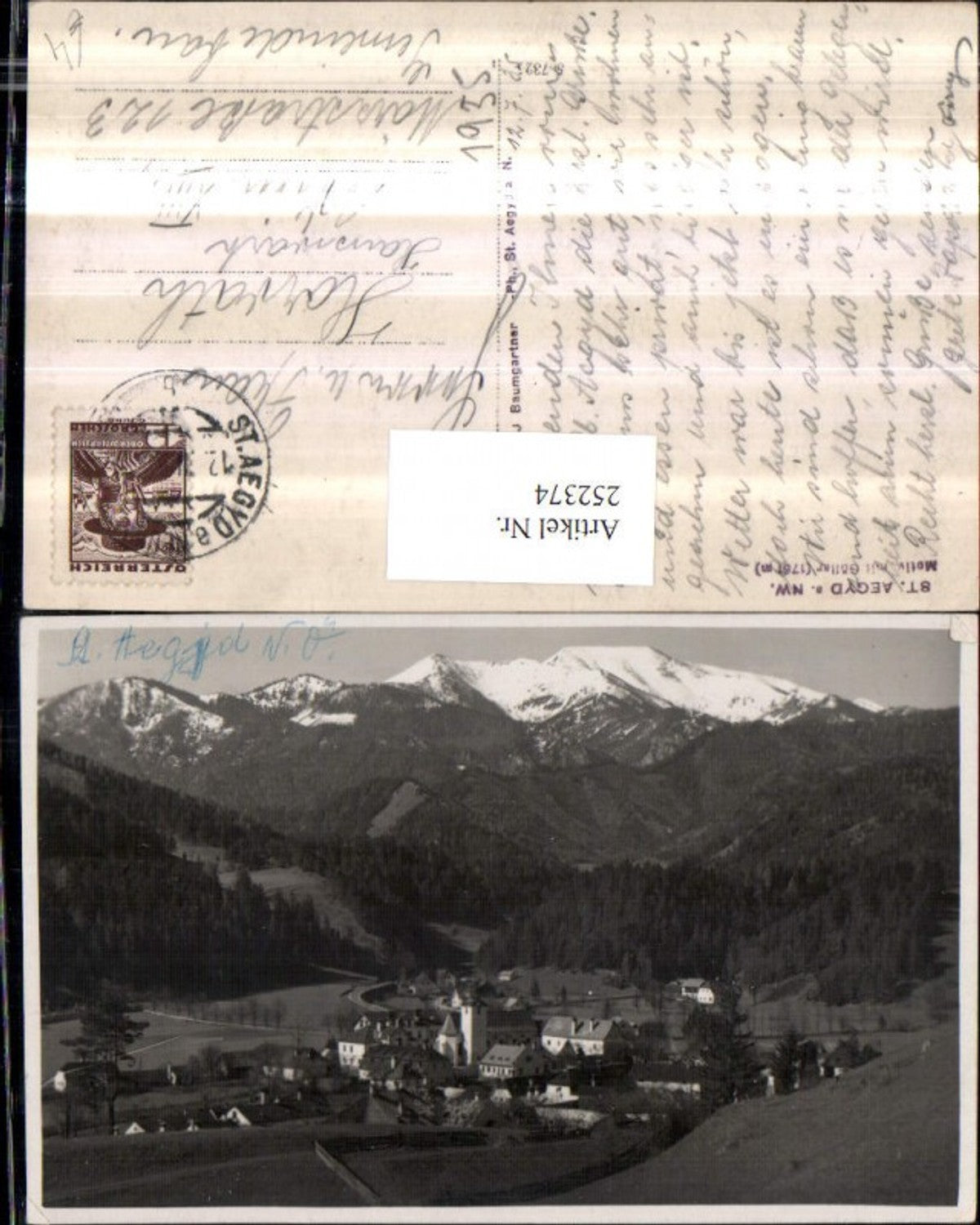 252374,St. Aegyd im Neuwald Totale m. Göller