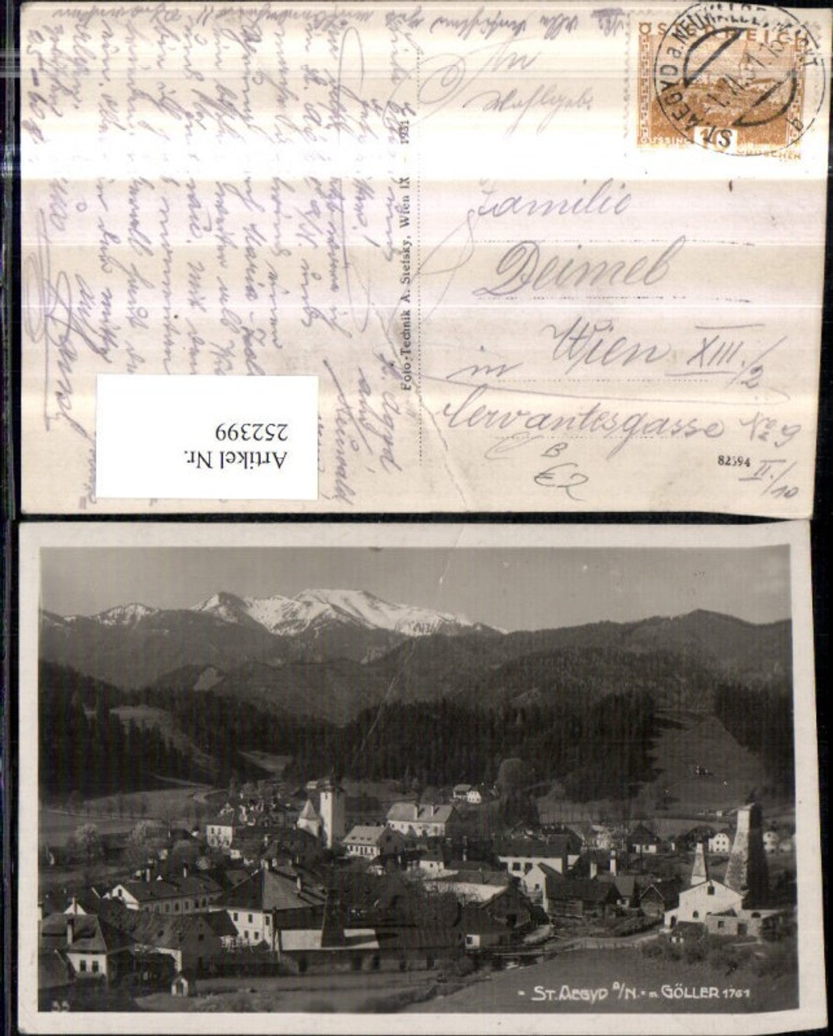 252399,St. Aegyd am Neuwald Totale m. Göller