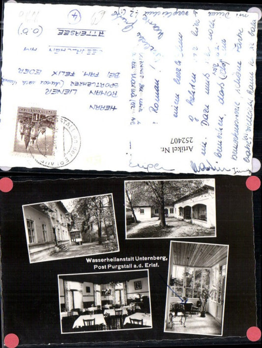 252407,Wasserheilanstalt Unternberg b. Purgstall an d. Erlauf Mehrbildkarte