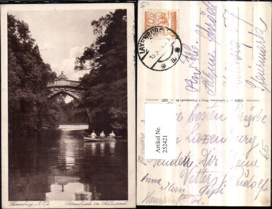 252421,Laxenburg Römerbrücke Brücke im Schlosspark Ruderboot