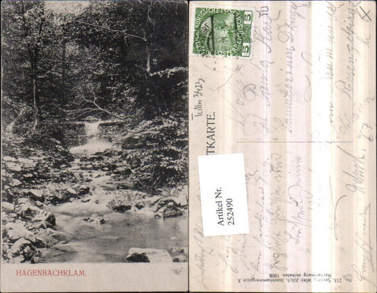 252490,Hagenbachklamm Klamm Partie b. St. Andrä Wördern