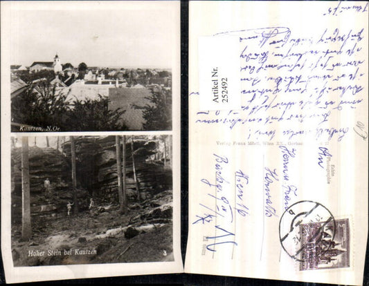 252492,Kautzen Totale Kirche Hoher Stein Mehrbildkarte