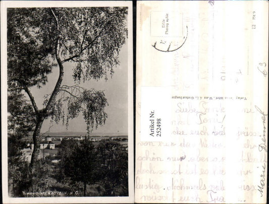 252498,Kautzen Teilansicht Partie Blick auf Kirche