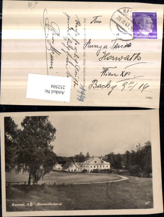 252504,Kautzen Rosentalweberei Weberei