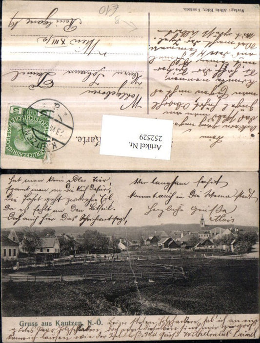 252529,Gruß aus Kautzen Totale Holzzaun