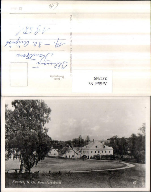 252549,Kautzen Rosentalweberei Weberei